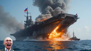 Happened 2 hours ago! War in the Black Sea, all deployed Russian ships were attacked.