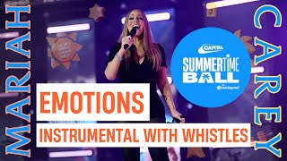 Mariah Carey - Emotions - Live Instrumental with Whistles (Capital's Summertime Ball 2025)
