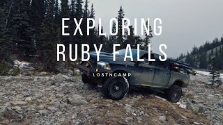 EXPLORING RUBY FALLS | LOSTBOYZ | OFFROAD | RAM 1500 AND JEEP RUBICON X | ALBERTA OVERLAND