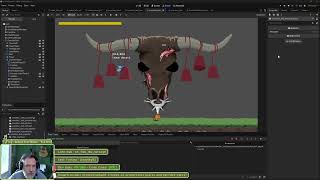 #257 [EN/FR] Coding a platformer (!commands) - Today, [cowrilon bell projectile]add: 2 types of proj