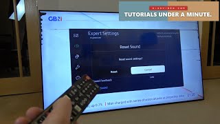 How to RESET SOUND SETTINGS on Samsung 7 Series TV