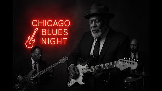 Midnight Streets–Chicago Blues Nights/ Urban Blues,Street Stories&Gritty Guitar #chicagoblues #blues