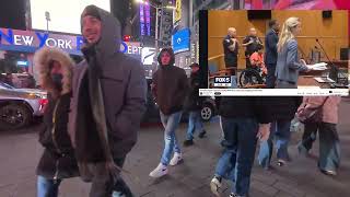 Venezuelans Celebrate in Times Square   Jan 3, 2026