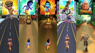 Little Singham 🆚 Little Krishna 🆚 Little Ram 🆚 Little Singham Cycle Race 🆚 Jumanji: Epic Run