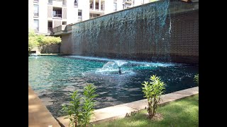 Modern Waterfall using sketchup