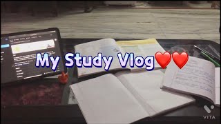 MY STUDY VLOG😇❤️