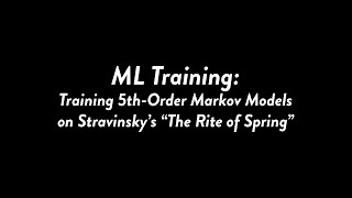 Fragment.06 // Generating Music from "The Rite of Spring" with Machine-Learning (2020)