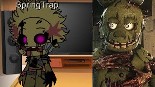 FNAF Aftons & Animatronics react to Five Nights at Freddy's Series (Episode) [Director Cut]