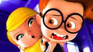 Ella lo llama PERRO y él la muerde 😰 | Las aventuras de Peabody y Sherman | Clip en Español