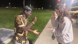 I ran away she was about to slap me hard 😂