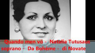 Quando men vò    Natalia Tutusaus soprano    Da Bohème    di Novate Milanese  Milano