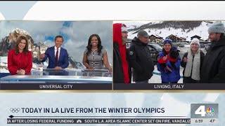 Maddie Mastro's family shows support during Winter Olympics