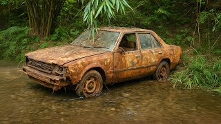 After 24 Years Underwater – Toyota Corona Fully Restored by Genius Girl Mechanic