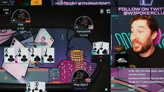 Poker Streamer hits his first ever Royal Flush live!
