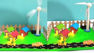 Windmill working model/Turbine working model/Windmill working model Science exhibition/Wind turbine
