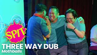 SPIT voices each other in a sari-sari store run gone wrong | Three Way Dub | Mothballs