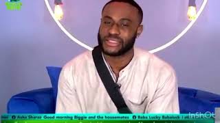 BBNAIJAS10: KOLA TALKS TO BIG BROTHER ABOUT HOW THE HOUSEMATES SEES HIM IN THE HOUSE 🥹 #bbnaija 