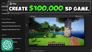 Testing If AI Can Create $100,000 3D GAMES