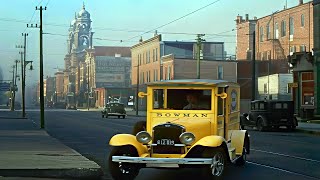 A Day in Chicago 1930s in Color [60fps, Remastered] Sound Design