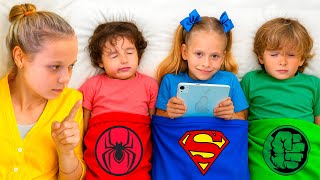 Kids Help Superheroes Save the Day