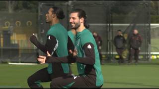 Szoboszlai, van Dijk, Salah work hard in training as Liverpool to mount comeback against Galatasaray
