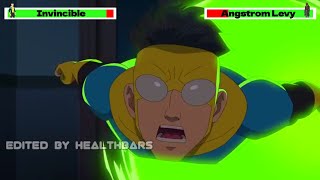Invincible vs. Angstrom Levy with healthbars (2/3)