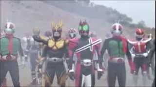 Kamen Riders vs Shadow Moon - Most Epic Rider Kick Ever