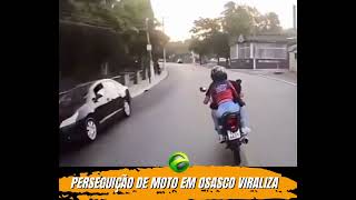 Perseguição policial de moto pelas ruas de Osasco viralizou