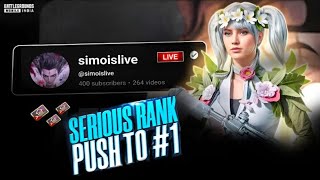 simoislive 🔴 RANK PUSH STARTED| TOP STREAMER FIGHT AGAINST
