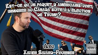 Est-ce qu'on va avoir une immigration massive de démocrates américains suite à l'élection de Trump?