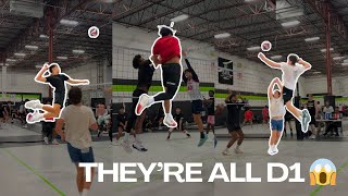 D1 PLAYERS TAKE OVER COED TOURNEY! 🔥🏐 | *WILL THEY WIN THE WHOLE THING???* #jayswrld