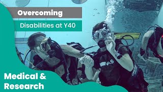 Overcoming disabilities - Scuba diving at Y-40 Deep Pool