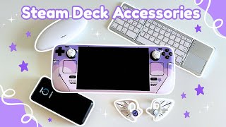 Must Have Steam Deck Accessories 🎮 Arzopa Portable Monitor, Yowu Elf Earbuds & Antank Power Bank 💜