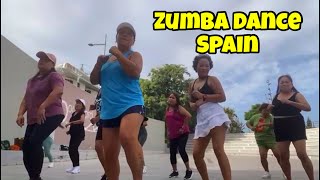 ZUMBA DANCE IN SPAIN #spain #zumba  #highlights 