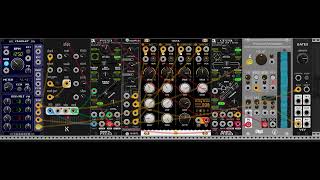 VCV Rack generative music : a simple patch using 2 Bastl modules , it's pop