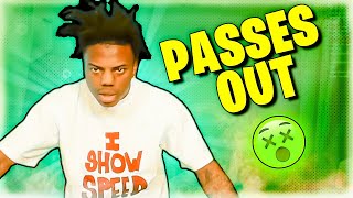 SEE HOW IShowSpeed PASSES OUT ON STREAM😂 🤣 (NOT CLICKBAIT)