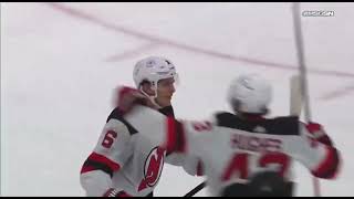 Johnny Marino sneaks in and scores his 1st of the year! #NJDevils