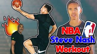 NBA Steve Nash Workout | How to Score in the Pick and Roll