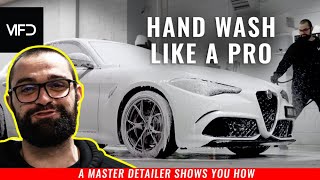 How to hand wash your car like a pro. A master car detailer shows you how.
