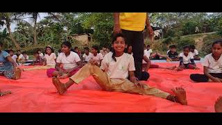 weekly Yoga camp with our SRF students and Today's very attractive & Intresting & very twist Yoga