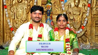 PRAVEEN WEDS SOUNDHARYA