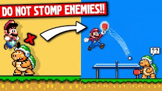 Mario, but Don't Squish Enemies! - Ping-Pong BATTLE!!