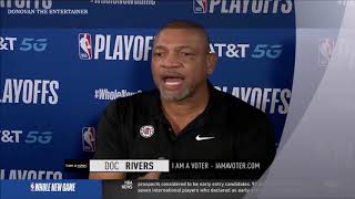 DOC RIVERS NBA LA CLIPPERS COACH EMOTIONAL INTERVIEW ON AMERICA RACISM
