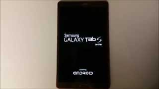 Samsung Galaxy Tab S 8.4 Boot Sequence