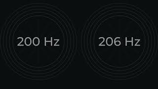 Binaural Tones — 200 Hz / 206 Hz (6 Hours)