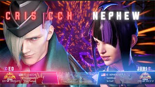 🎮 SF6 ▰ CHRIS CCH (ED) vs NEPHEW (JURI) ▰ High Level🔥