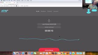 attn.live Thirty Second Product Demo: First "Live Podcast" with Dr Teri Fisher from Alexa In Canada