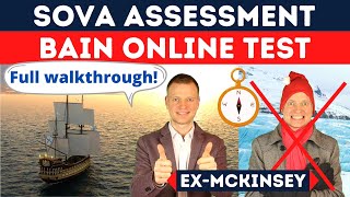 Bain Online Test (2025) | Sova Assessment (Bain | Deloitte | KPMG): Full Walkthrough