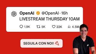 OpenAI lancia GPT 5. E noi siamo live per commentarlo.