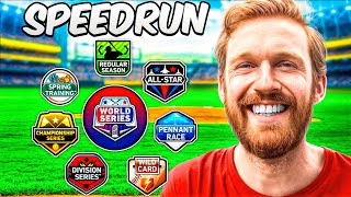 Spring Training To World Series Speedrun!
